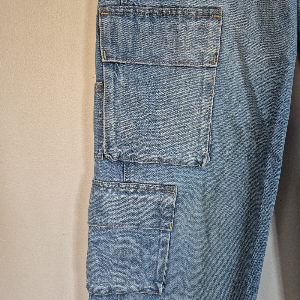Denim Forum Aritzia The 90's Millie Loose Hi-Rise Cargo Jean Size 25 - Picture 12 of 13